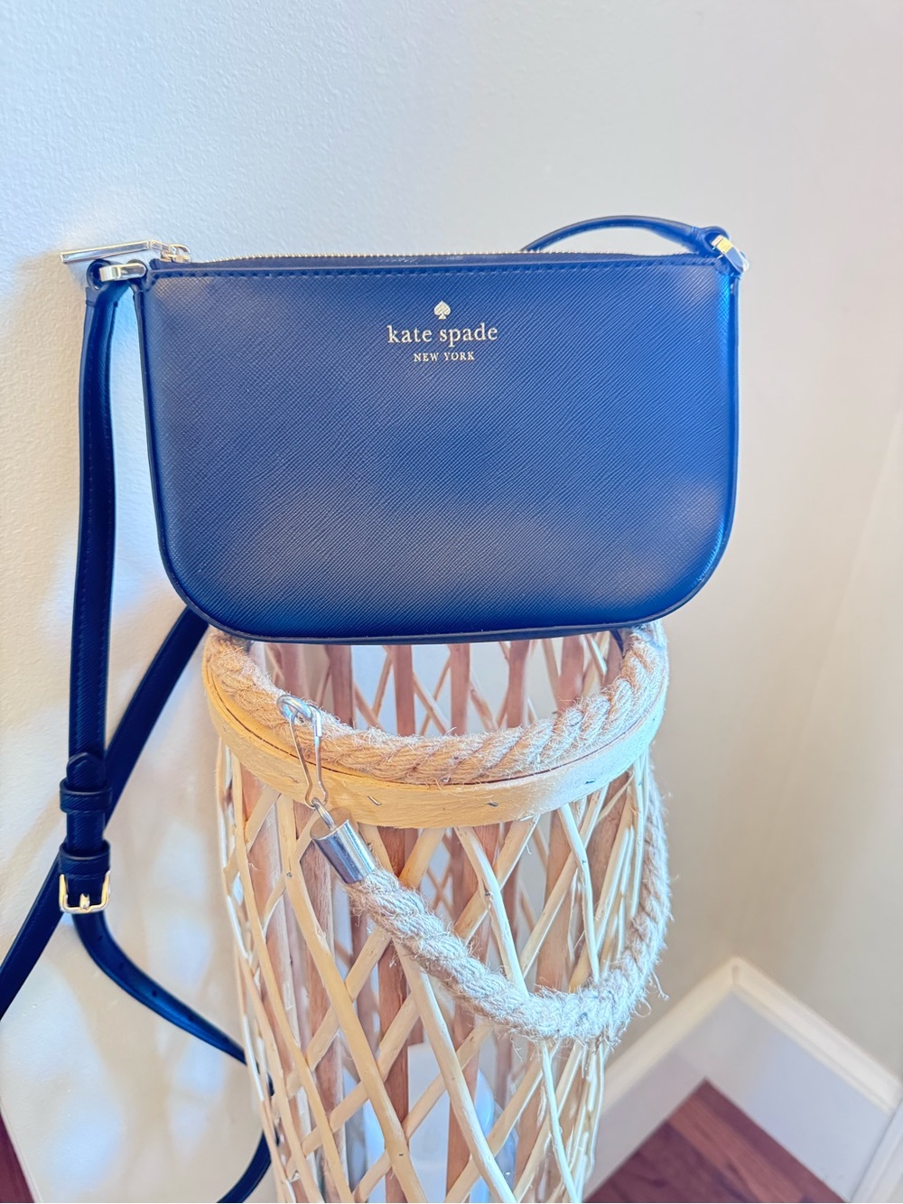 Kate Spade Schuyler Mini Small Crossbody Black Gold KE702 NWOT